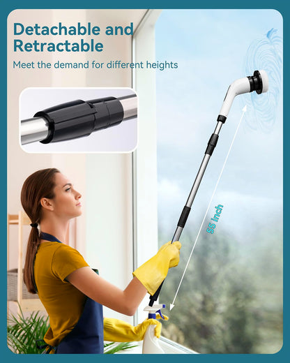 Electric Spin Scrubber for Bathroom Cleaning