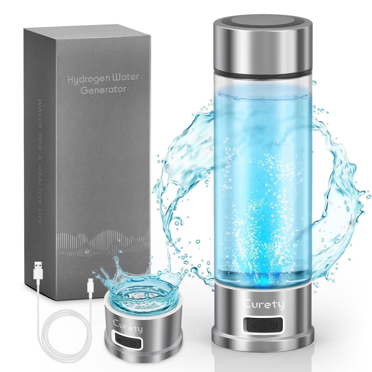 Portable Hydrogen Water Generator for Health