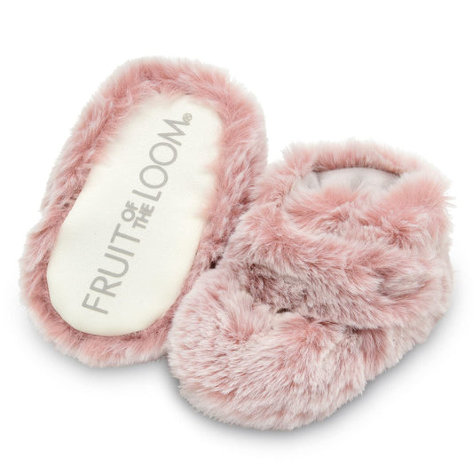 Fruit of the Loom Cozy Thermal Booties - Pink