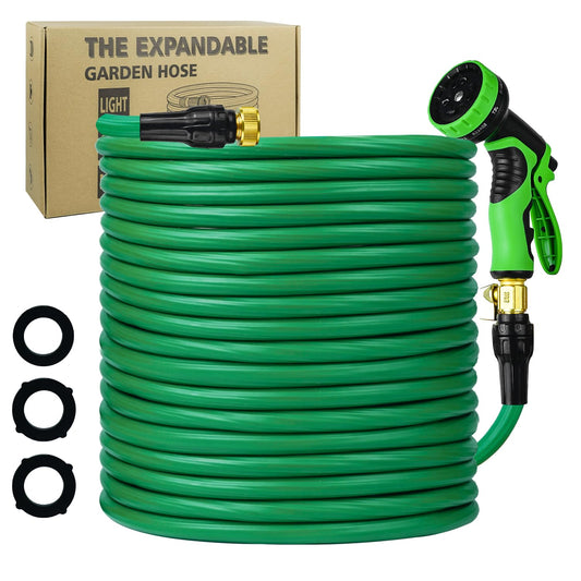 100 FT Expandable Garden Hose with Nozzle Set