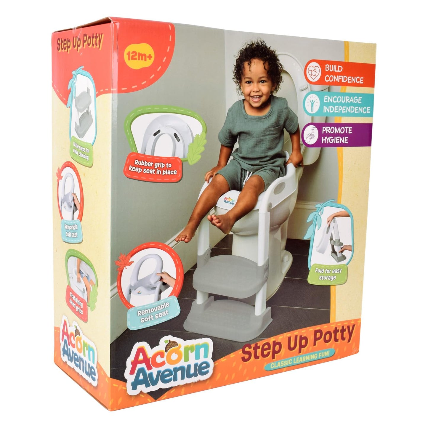 Potty Training Seat for Toddlers with Step Stool