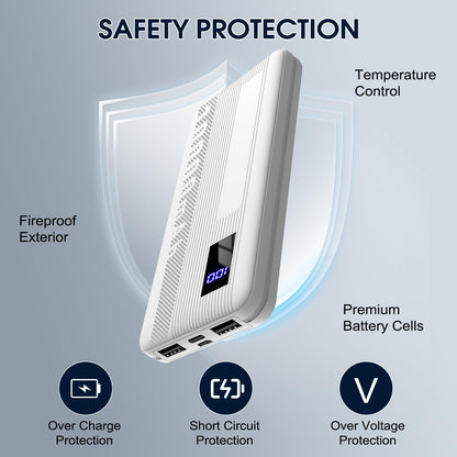 10000mAh Slim Power Bank with Fast Charging