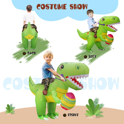 Inflatable T-Rex Costume for Kids Halloween Party