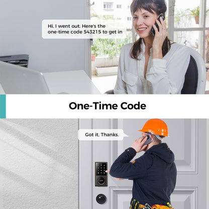 Keyless Entry Deadbolt Lock with Handle Set