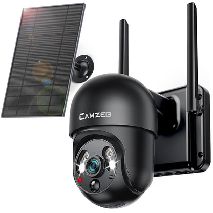 4G LTE Solar Security Camera with Night Vision