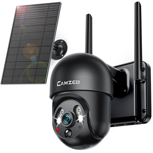 4G LTE Solar Security Camera with Night Vision
