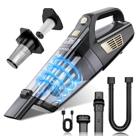 CKIKH Cordless Handheld Vacuum Cleaner, 15000PA Suction