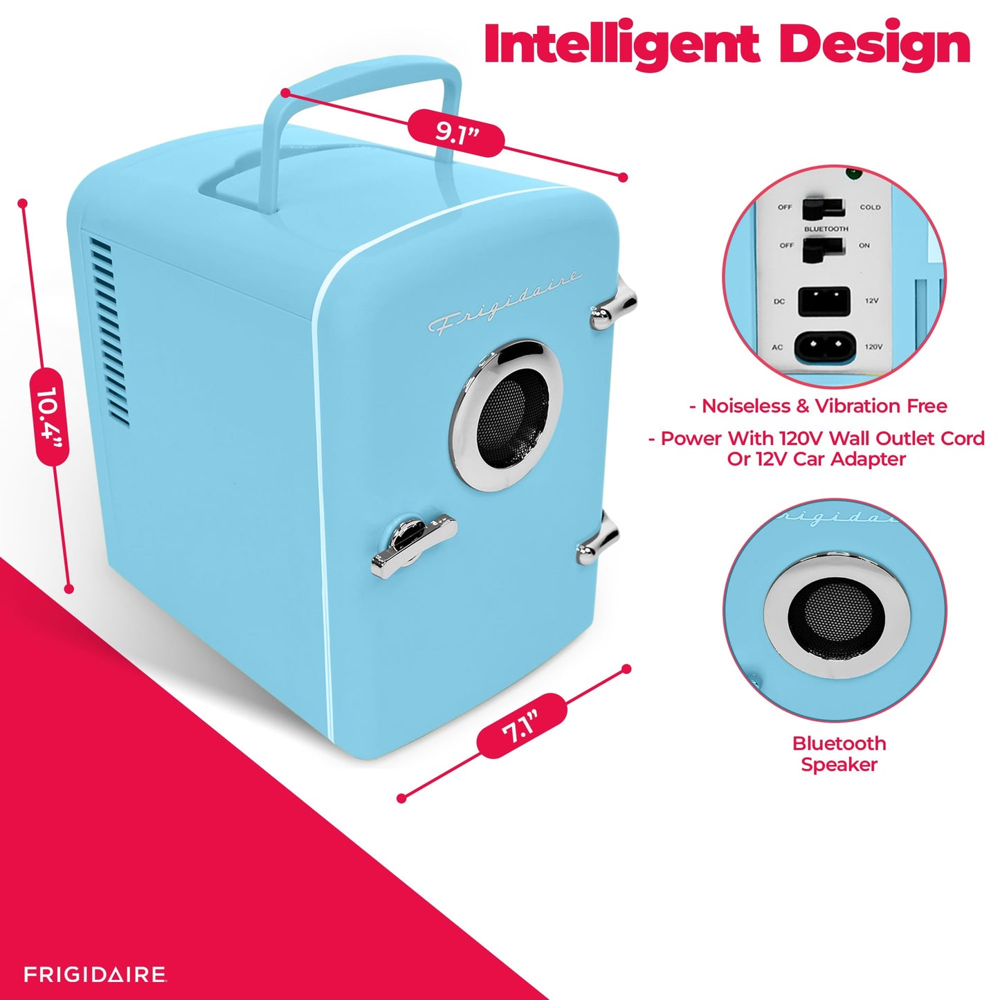 Frigidaire Mini Portable Personal Fridge 4L