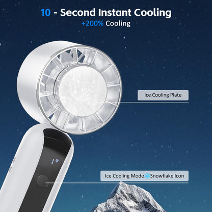 Portable USB Rechargeable Turbo Mini Fan