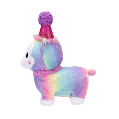 Rainbow Party Plush Toy with Music & Surprise!