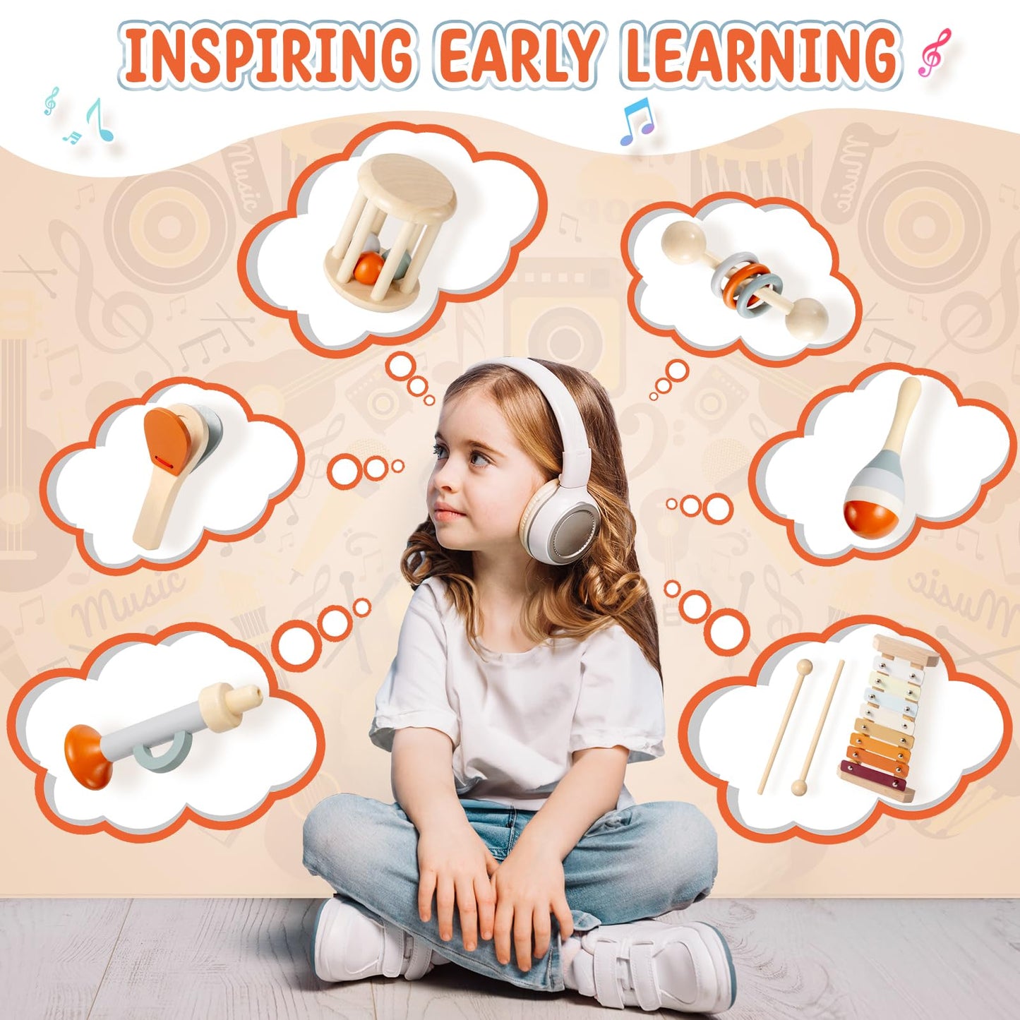 Baby Musical Instruments Set - Educational Toddler Toys