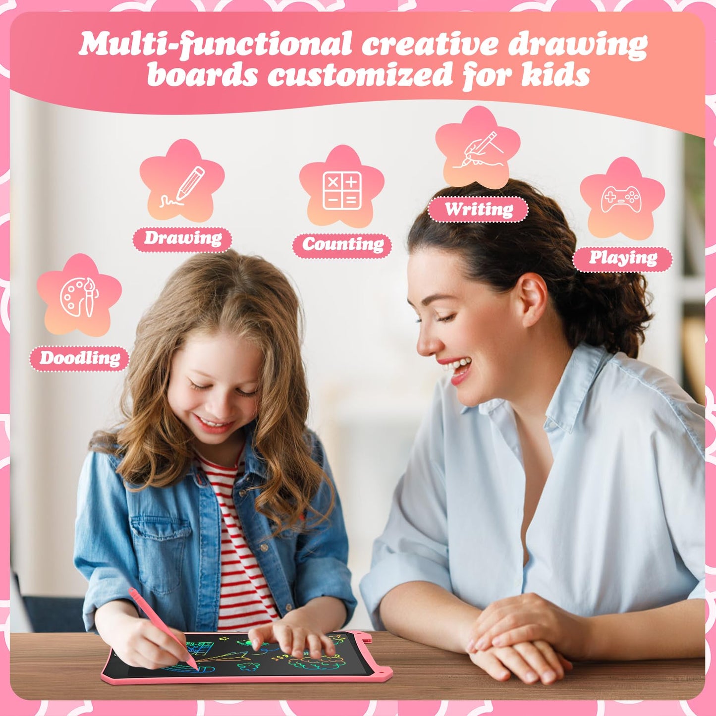 Kids LCD Writing Tablet Doodle Board 10 Inch