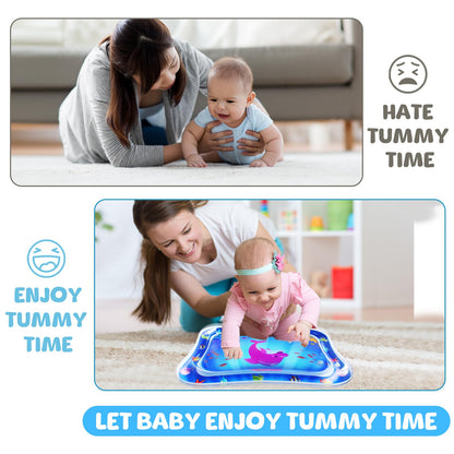 Baby Tummy Time Water Mat for Infants