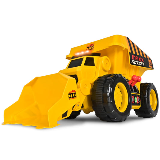 Maxx Action Motorized Excavator and Dump Truck Toy