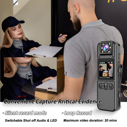 1080P Body Camera with Audio & Night Vision
