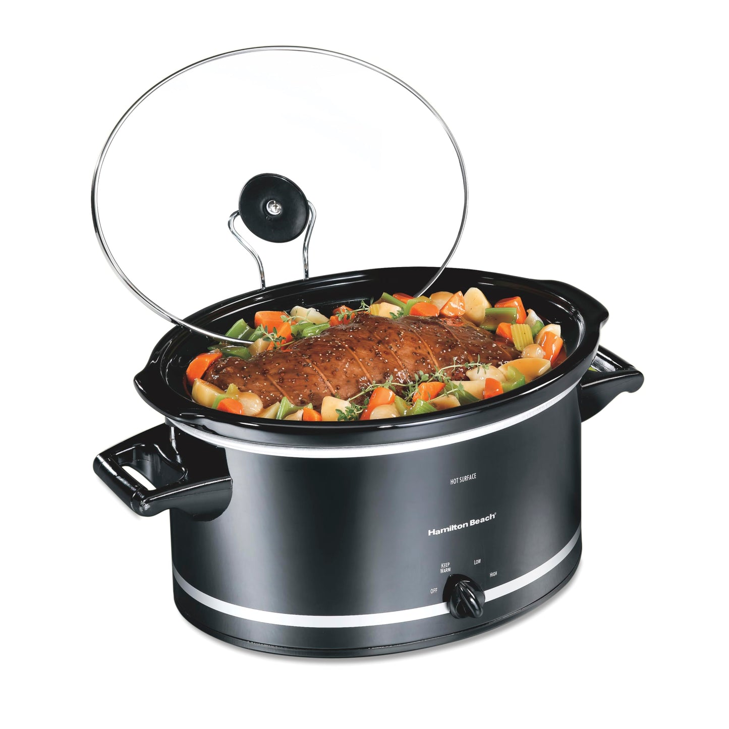 Hamilton Beach Slow Cooker with 3 Cooking Settings