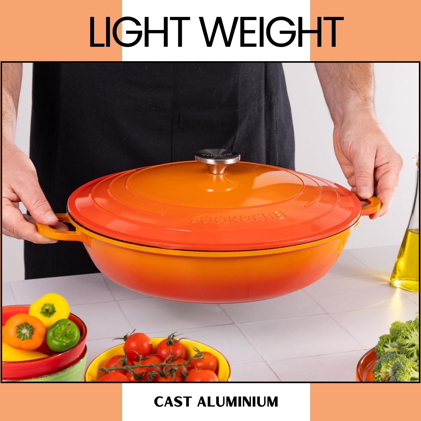 Non-Stick Dutch Oven for Sourdough Baking 5.5QT