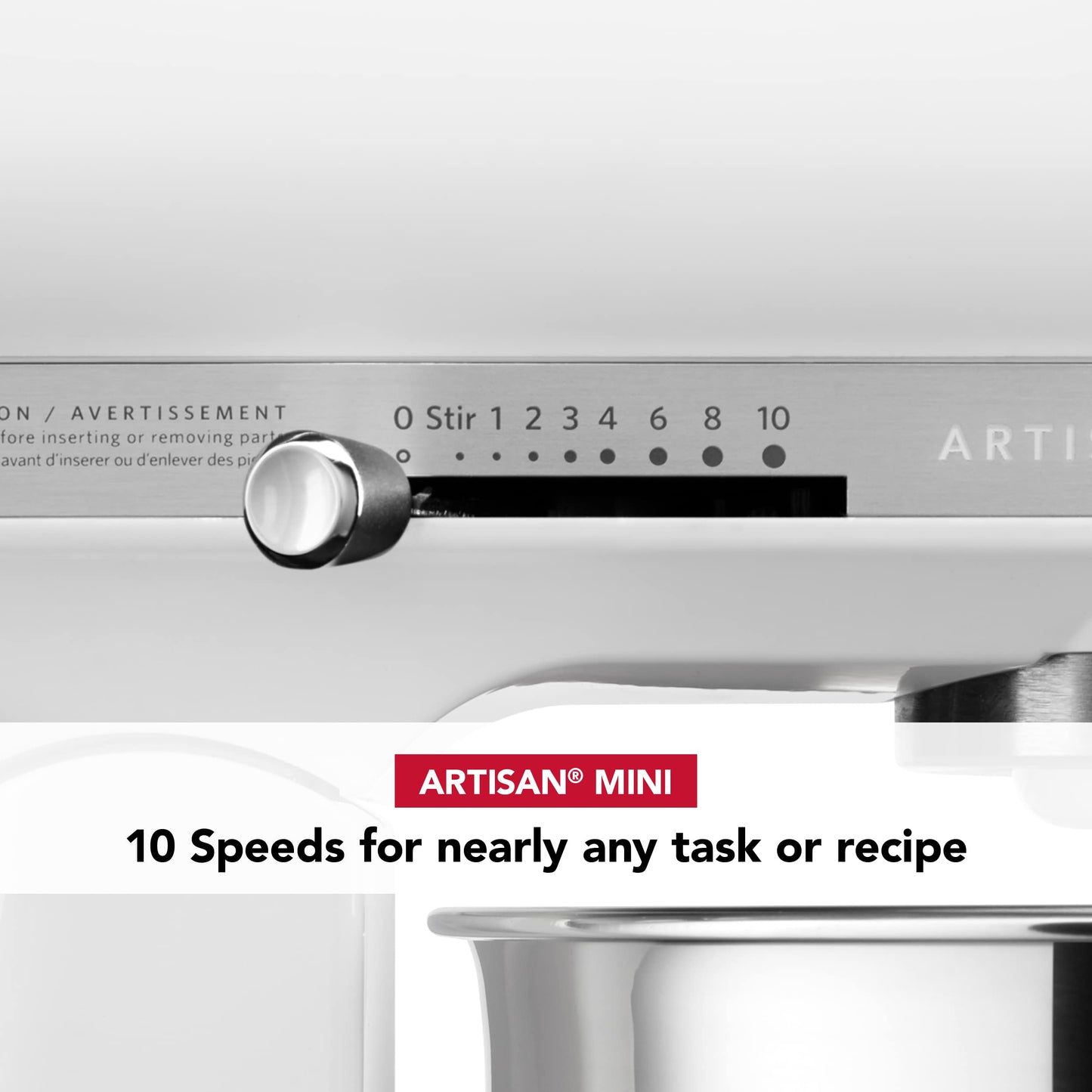 KitchenAid Mini 3.5 Quart Stand Mixer - White
