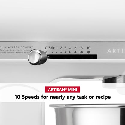 KitchenAid Mini 3.5 Quart Stand Mixer - White