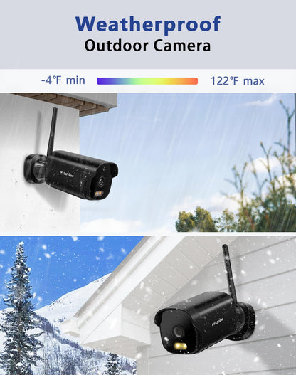 LaView 4K Outdoor Security Cameras with Night Vision