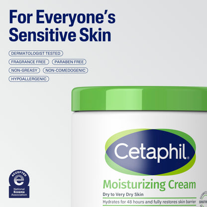 Cetaphil Hydrating Moisturizer Cream for Dry Skin