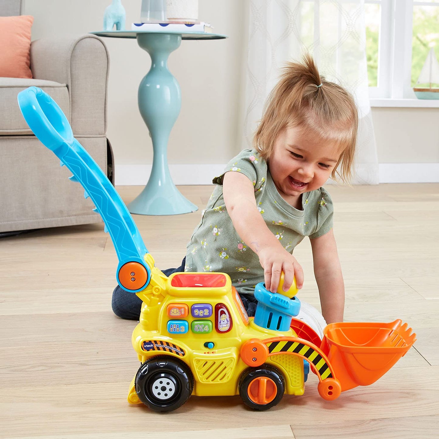 VTech Push and Pop Bulldozer Toy