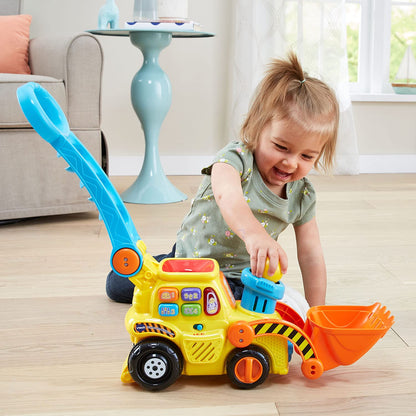 VTech Push and Pop Bulldozer Toy