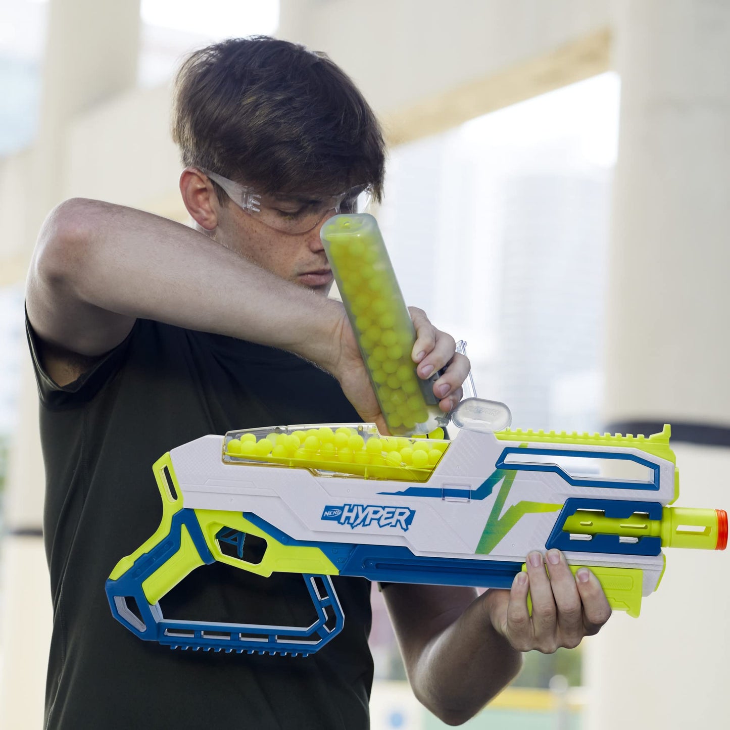 NERF Hyper Siege-50 Blaster, 110 FPS Velocity