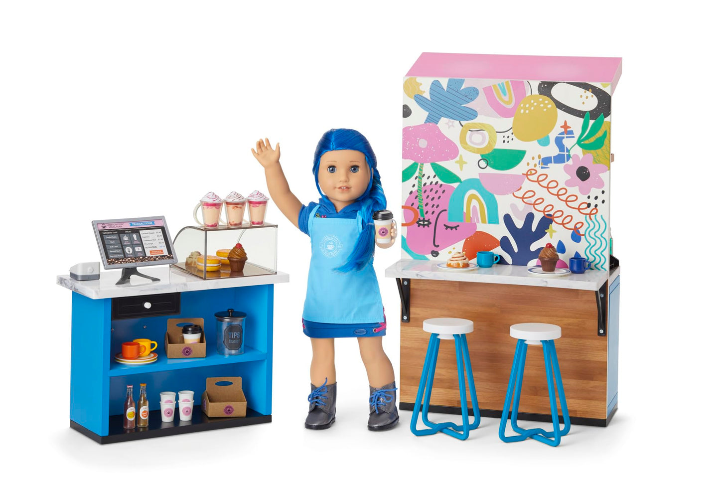 American Girl Coffee Shop Playset with Espresso Machine