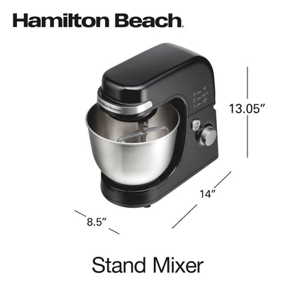 Hamilton Beach 4Qt Electric Stand Mixer with Attachments