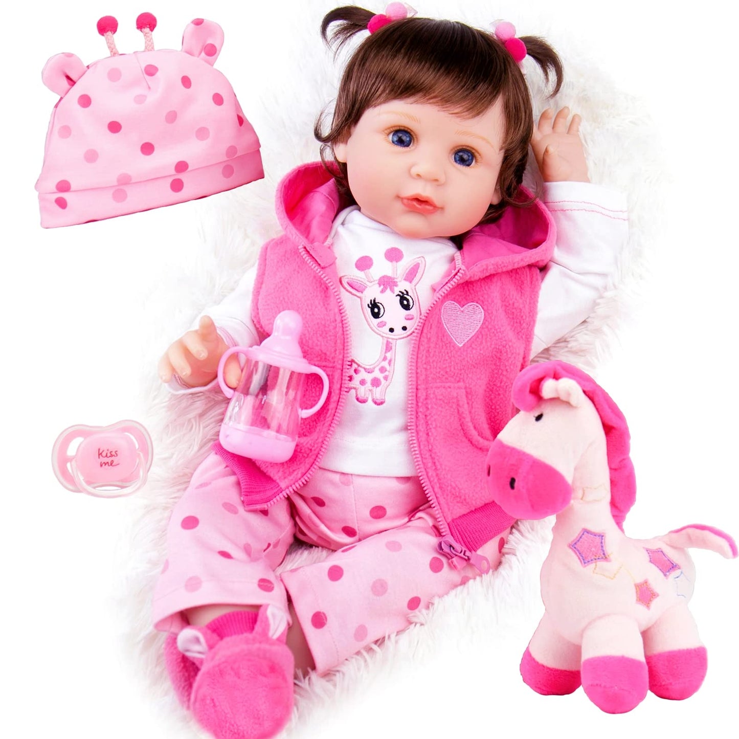 Reborn Baby Doll 22 Inch Soft Body Girl