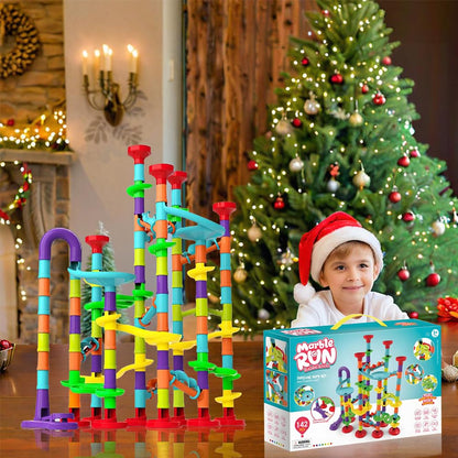 172 Pcs Marble Run STEM Toy for Kids