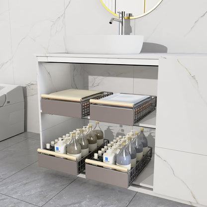Pull Out Cabinet Organizer with Sliding Drawers
