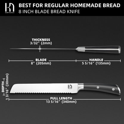 Serrated Bread Knife for Homemade Sourdough