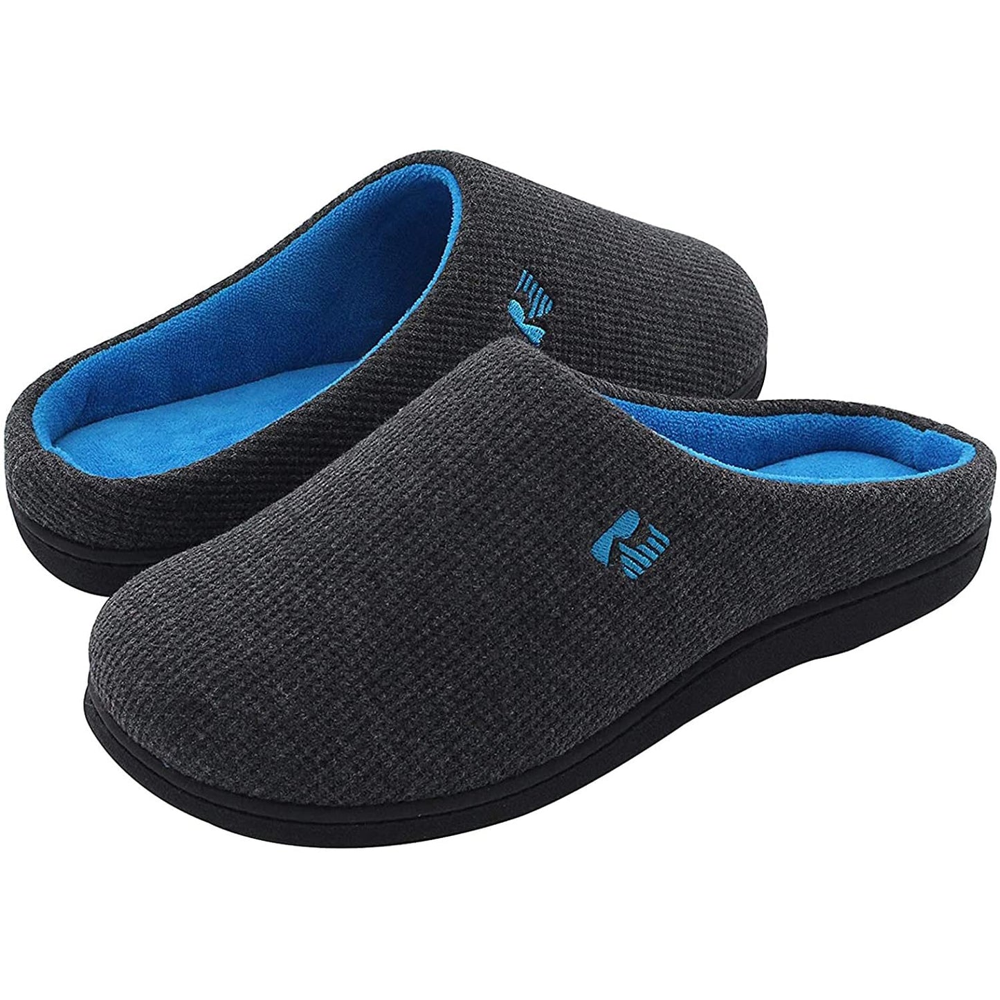 RockDove Men's Memory Foam Slippers, Size 9-10