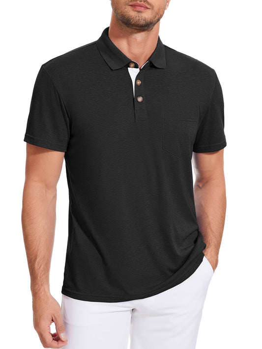 Gleam Ledra Men's Short Sleeve Polo Shirt