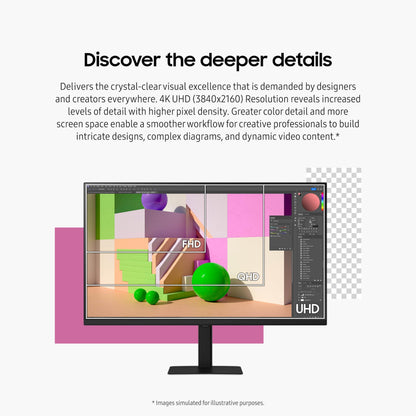 27-Inch Samsung 4K UHD Monitor with HDR10