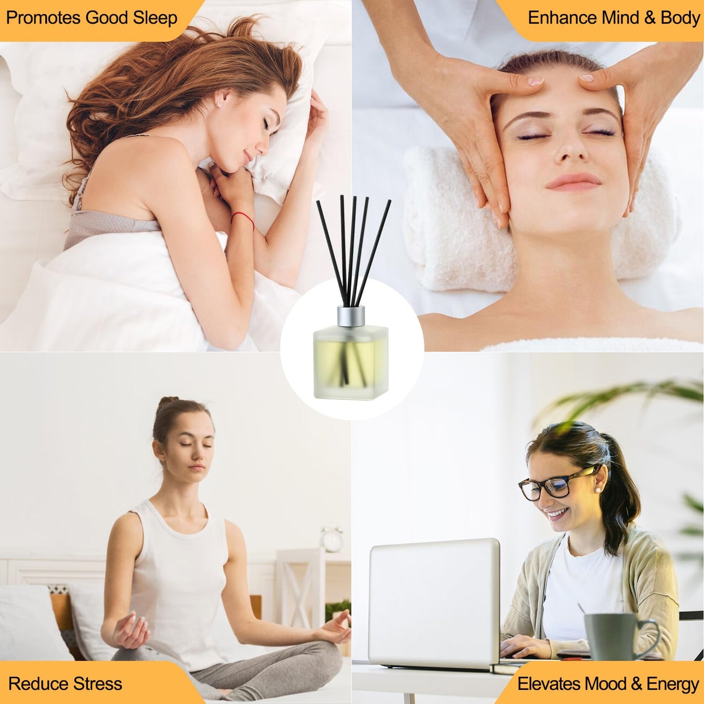 Bamboo & White Tea Reed Diffuser Set