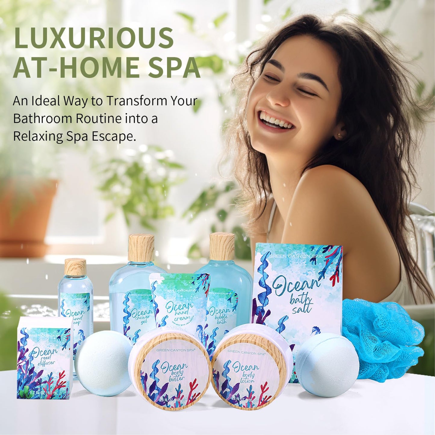 Ocean Spa Gift Basket Set for Women