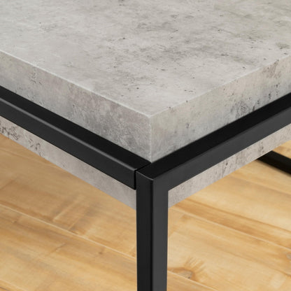 South Shore Industrial Coffee Table, Concrete Gray