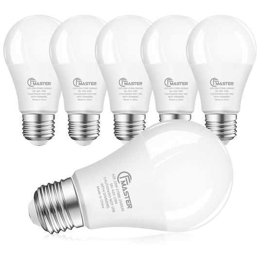 CFMASTER 23W Warm White LED Light Bulb 6-Pack