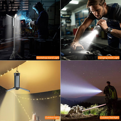 2000 Lumen Rechargeable Camping Light with Stand