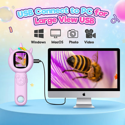 2 in 1 Kids Microscope & Camera STEM Kit
