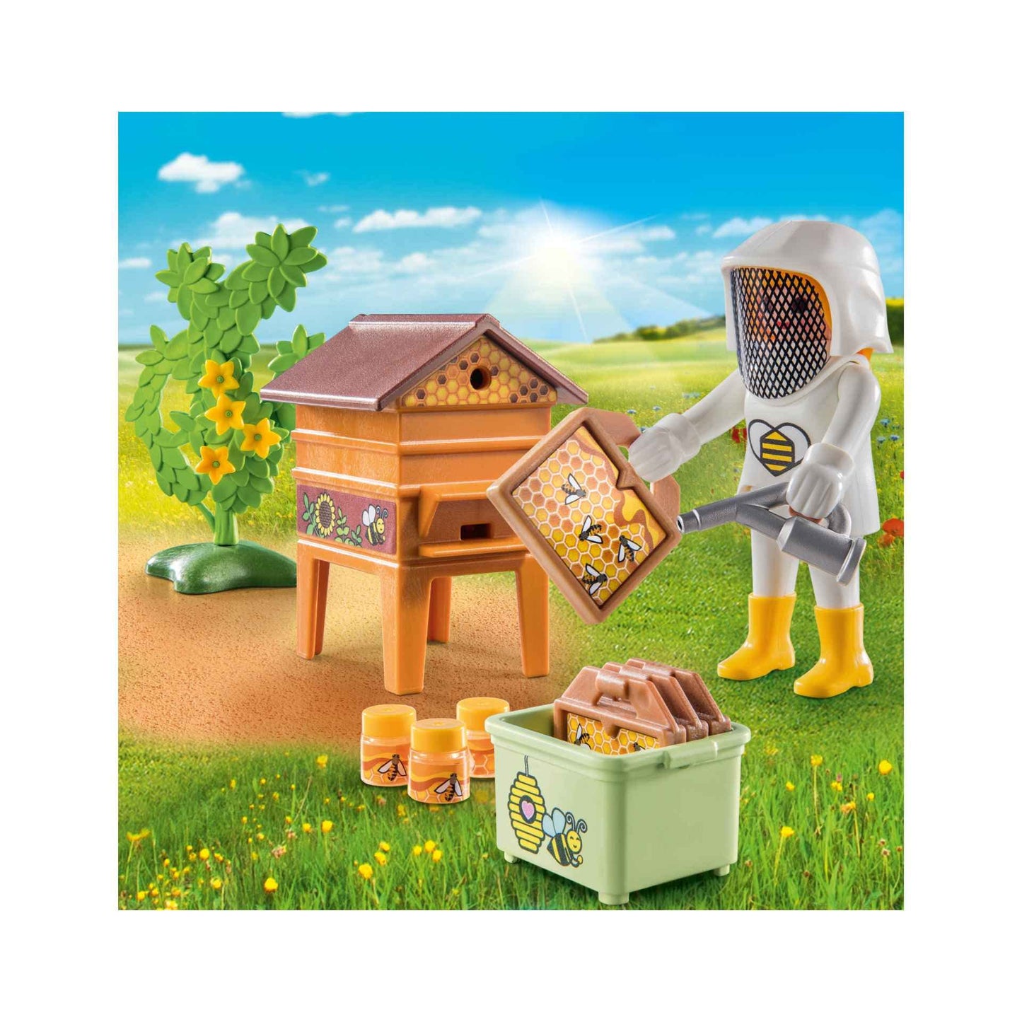 Playmobil Beekeeper Set with Bees and Accessories