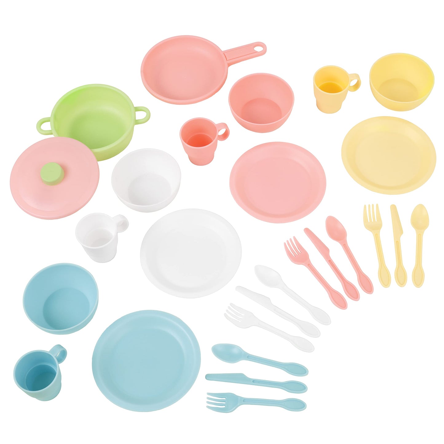 KidKraft 27-Piece Pastel Cookware Play Set