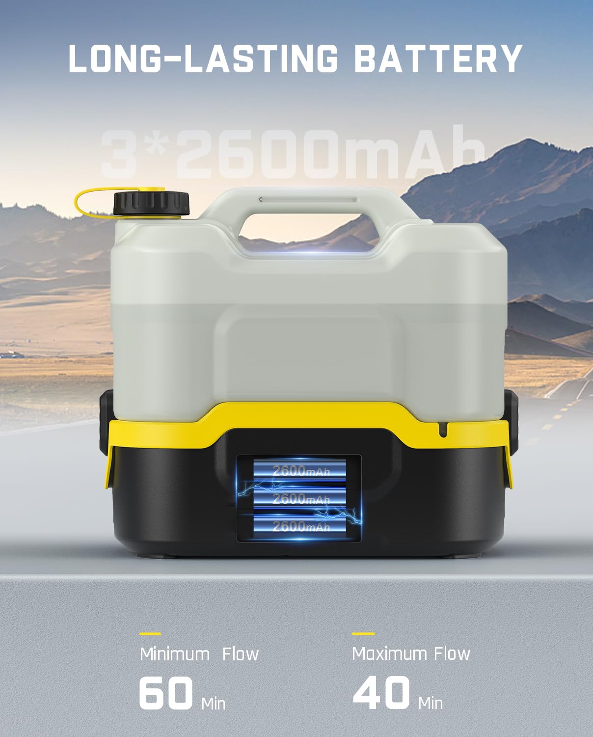 Portable Electric Sprayer by Fanttik, 2.1Gal Tank