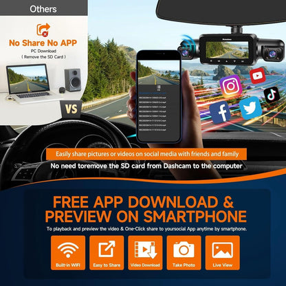 4-Channel FHD Dash Cam with Night Vision
