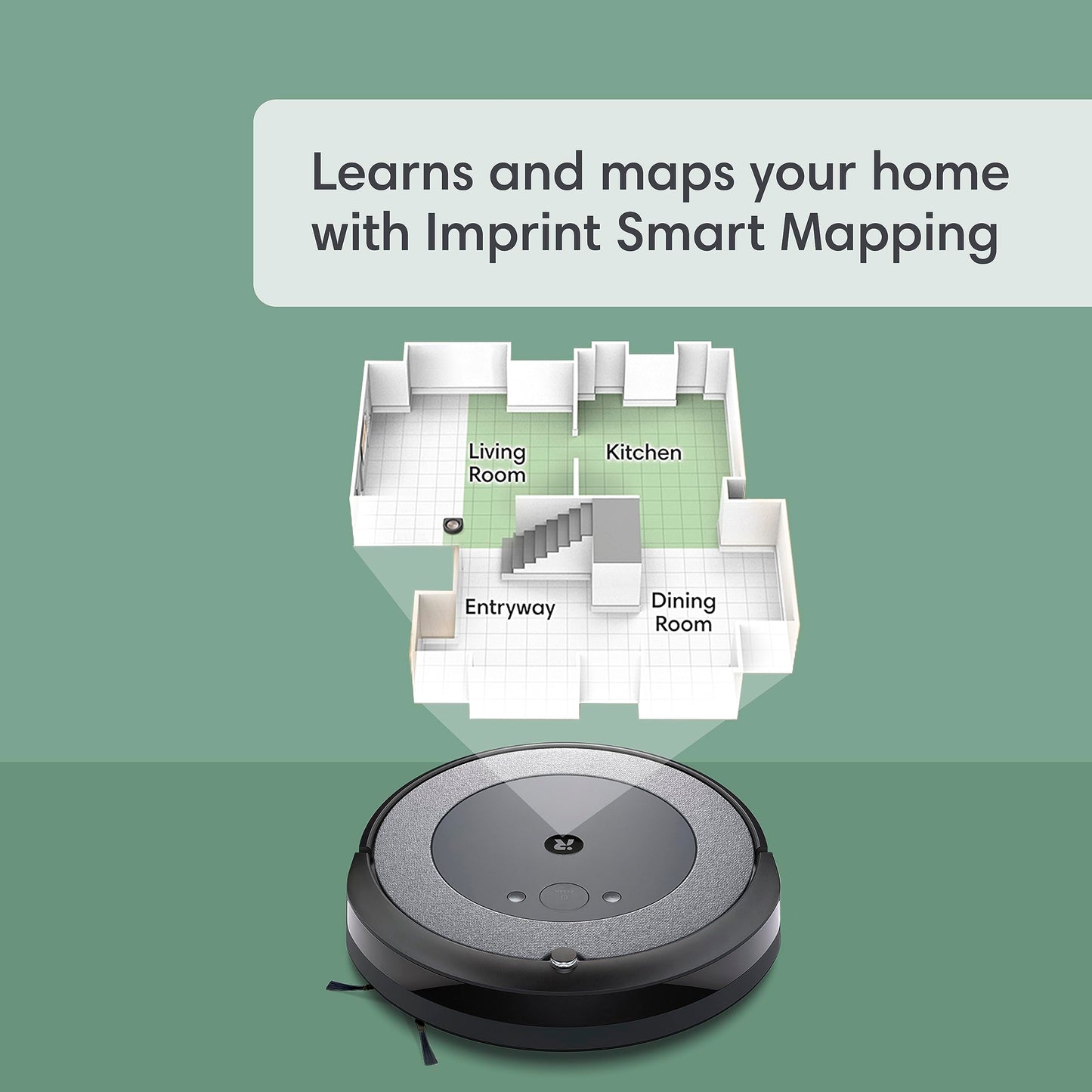 iRobot Roomba Combo i5+ Self-Emptying Robot Vacuum and Mop, Clean by Room with Smart Mapping, Empties Itself for Up to 60 Days, Works with Alexa, Personalized Cleaning OS