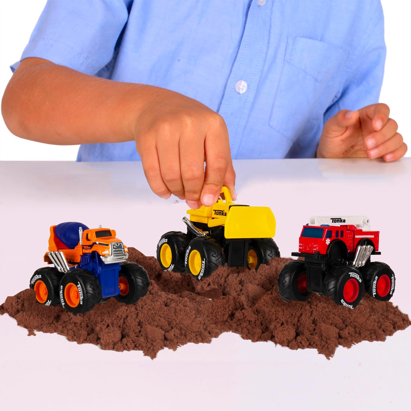 Tonka Metal Movers 3-Pack Trucks Set