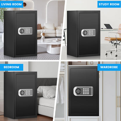 4.0 Cuft, Fireproof Waterproof Safe for Home Security